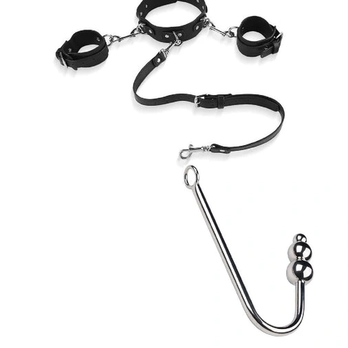Anal Collar Hook 5334 Beaded and Cuffs Elegant with 1217